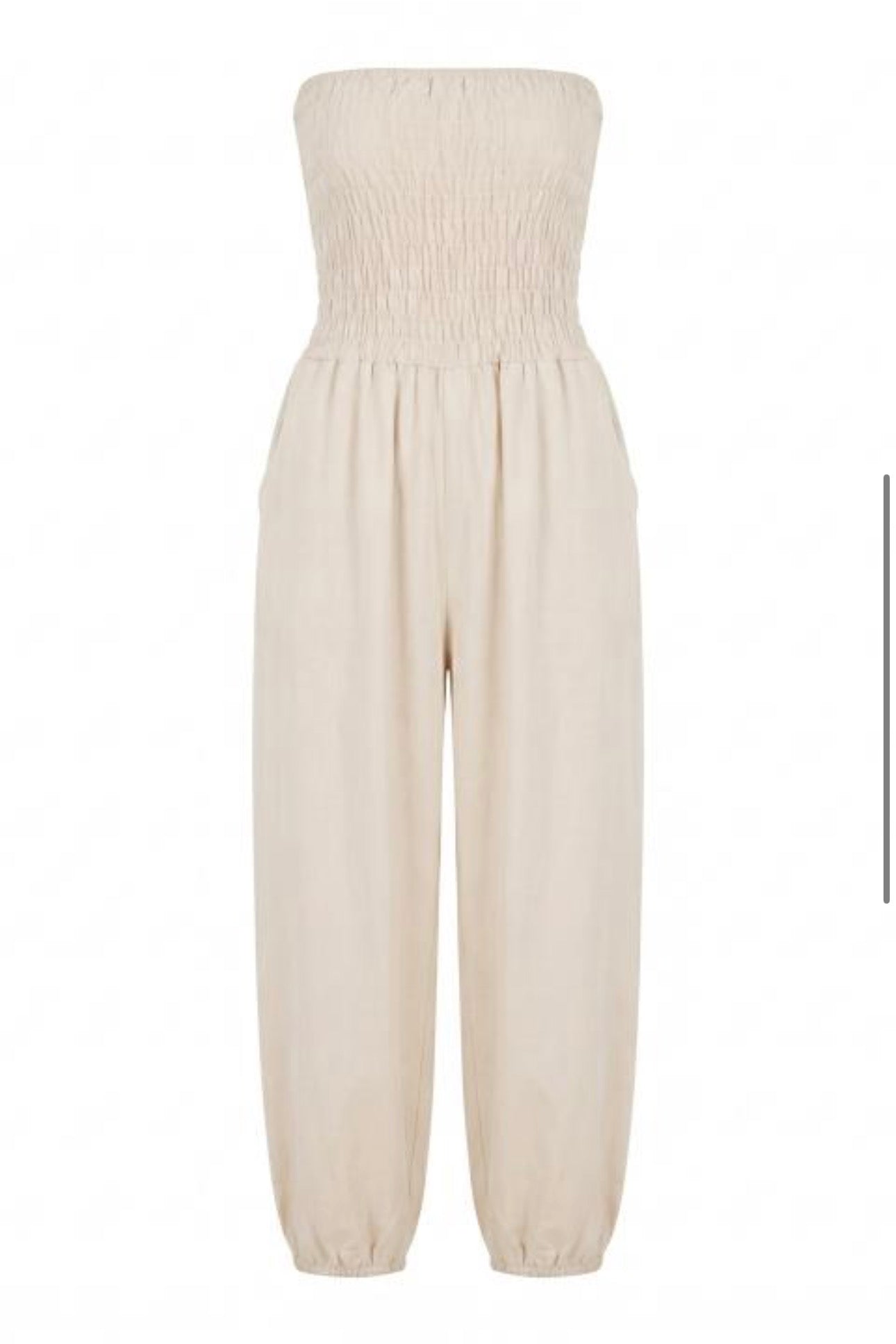 Mono bustino beige