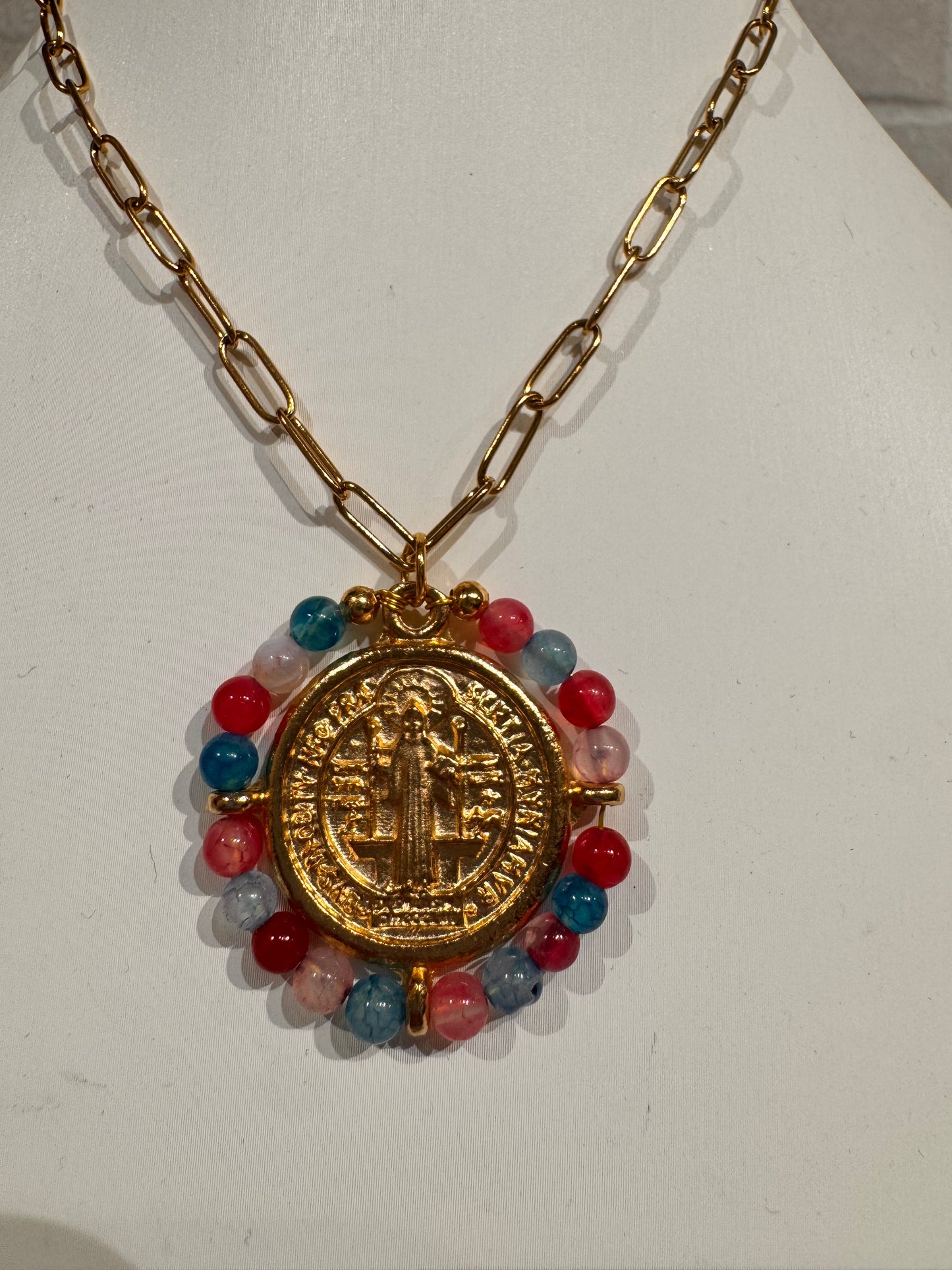 Medalla multicolor