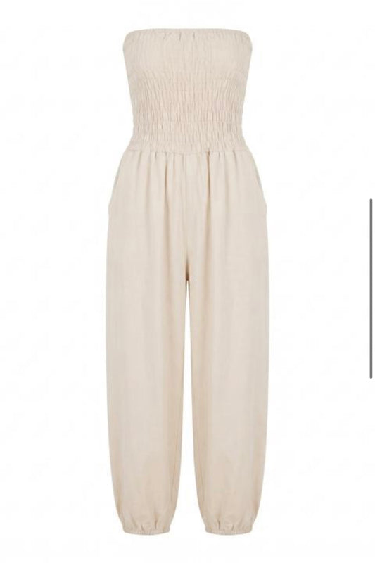 Mono bustino beige