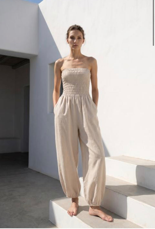 Mono bustino beige