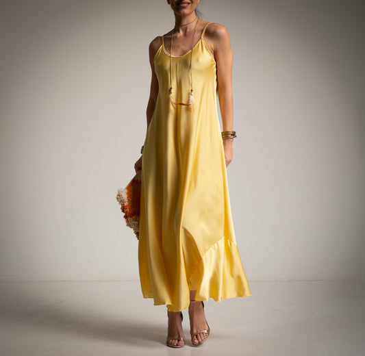 Vestido Glam amarillo