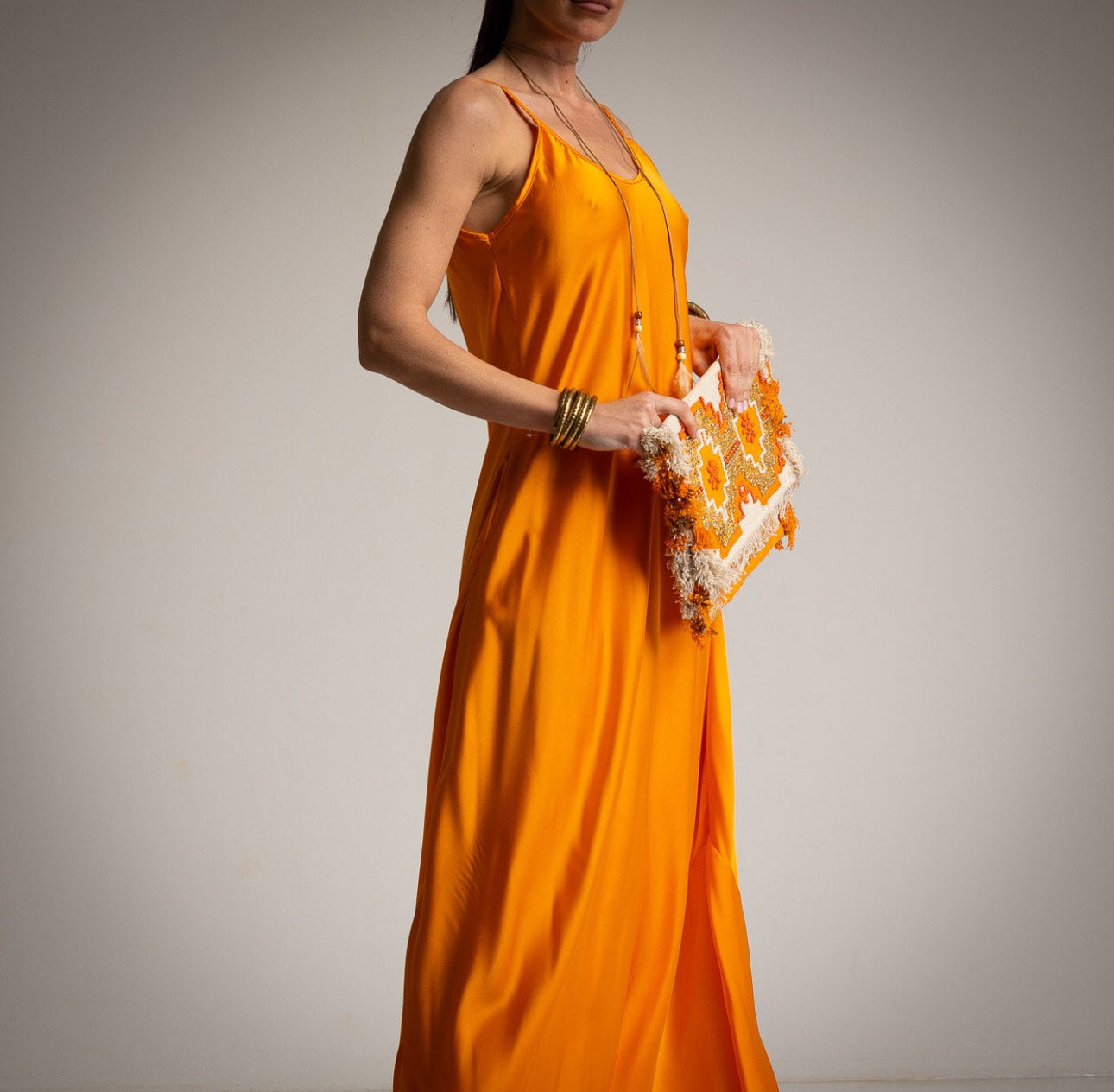 Vestido Glam Orange