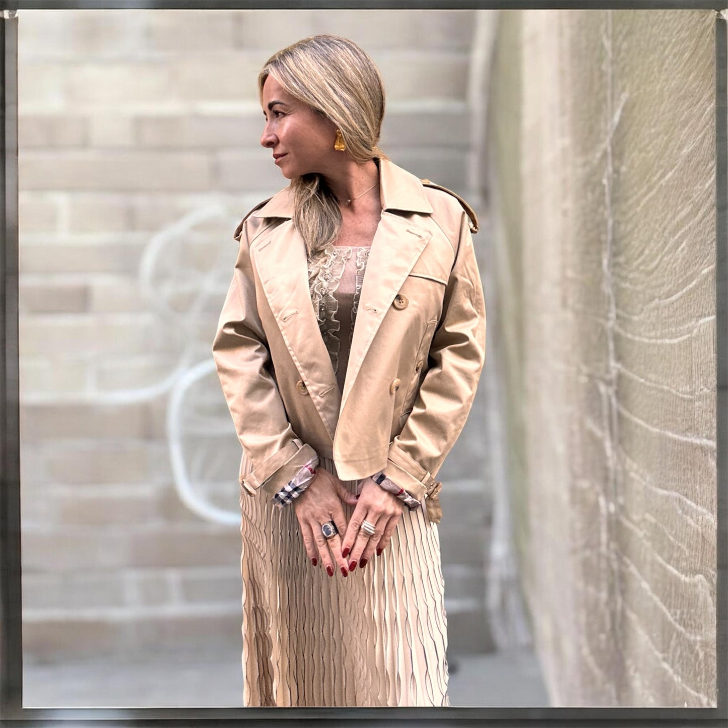 Gabardina corta Turín