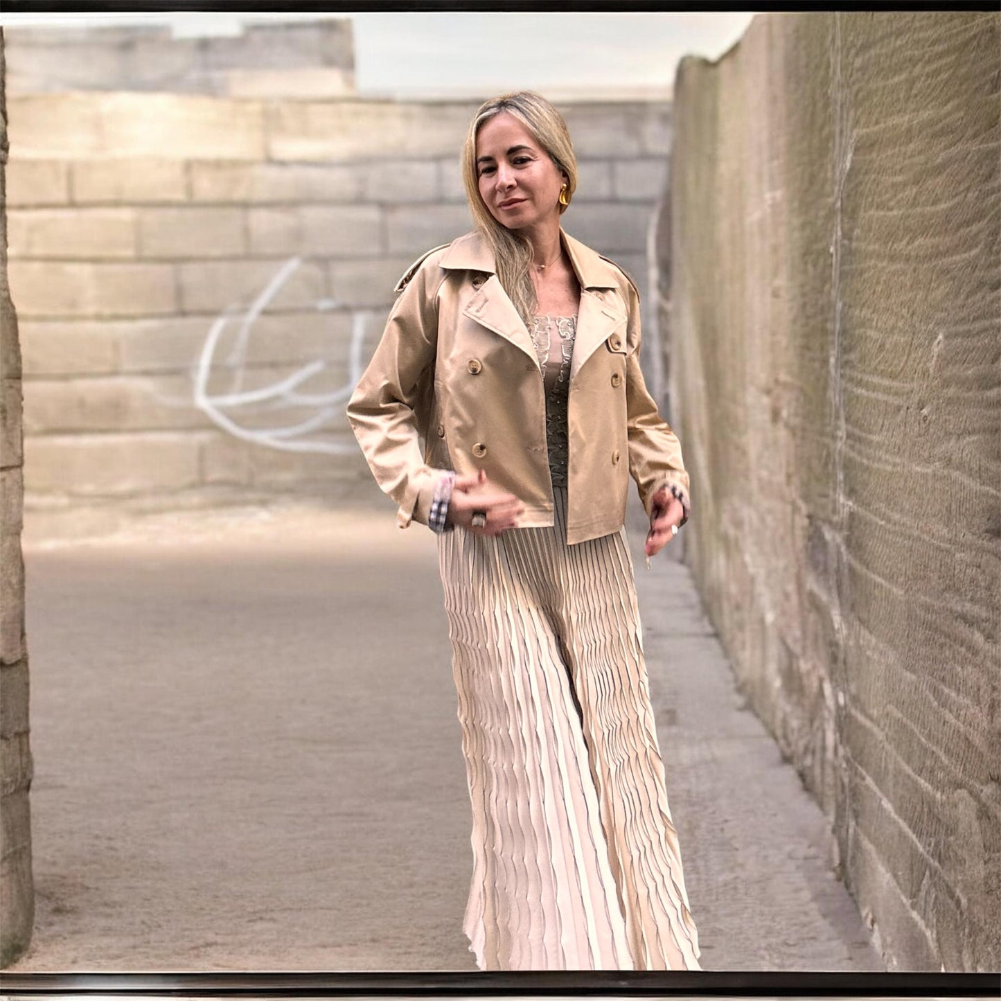 Gabardina corta Turín