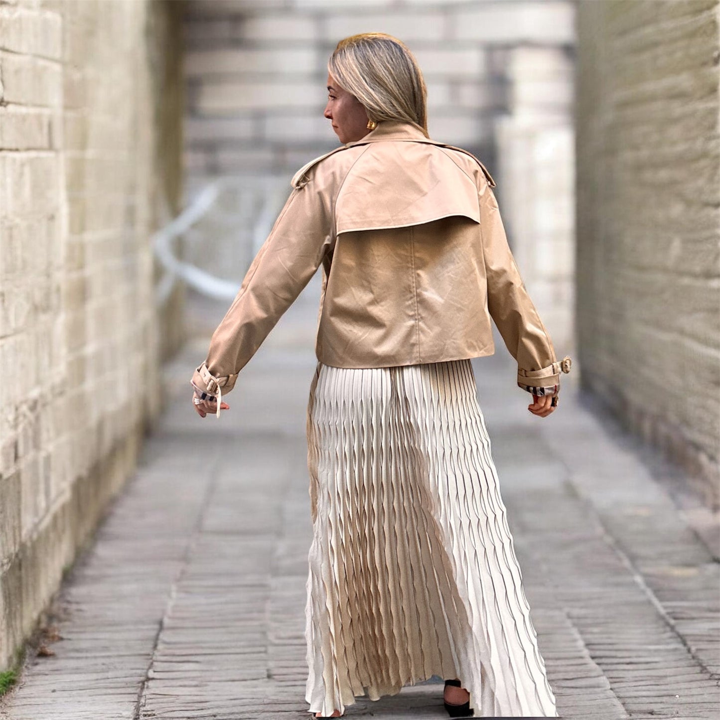 Gabardina corta Turín