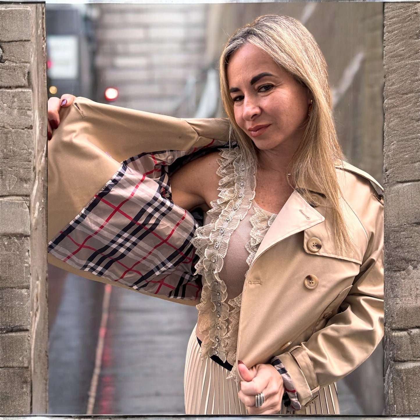 Gabardina corta Turín